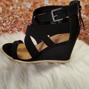 Women's suede heels